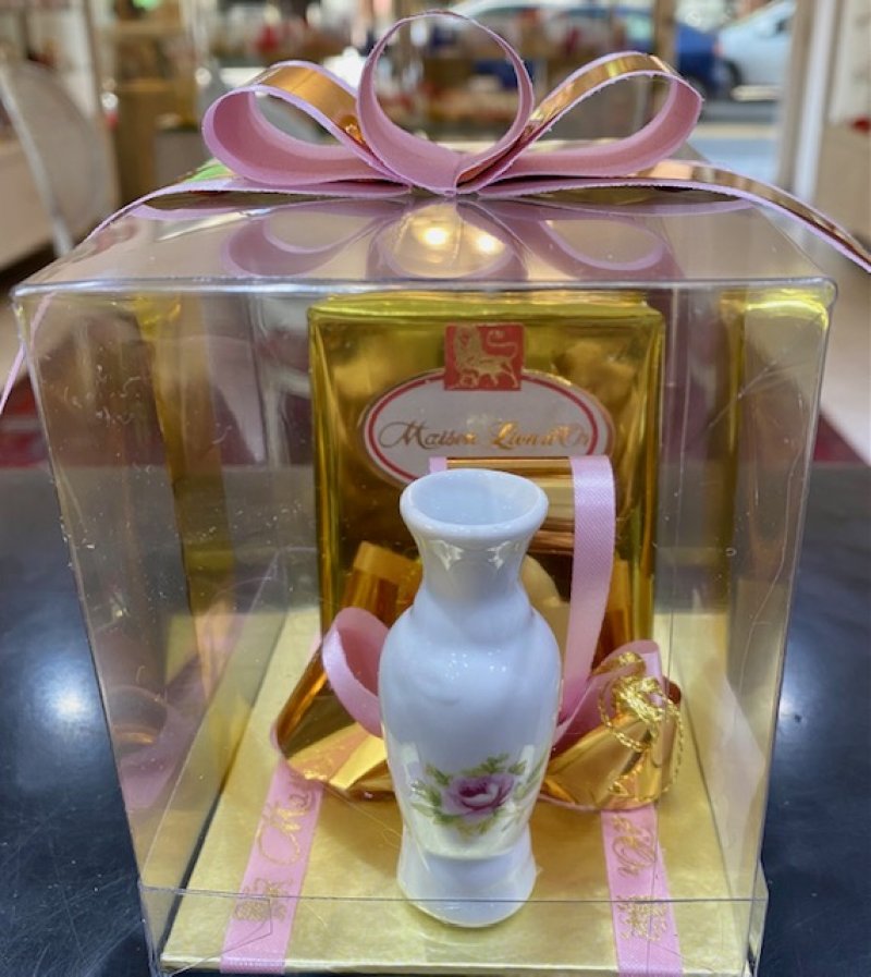 Florerito para una flor porcelana 