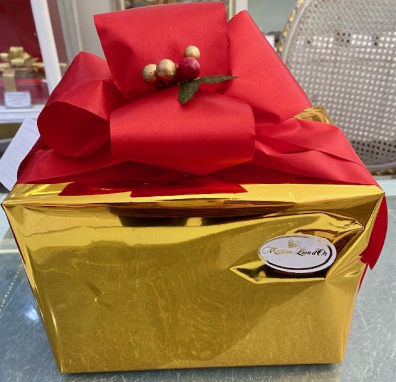 Conjunto Navideño N 2 decorado con moño y aplique 