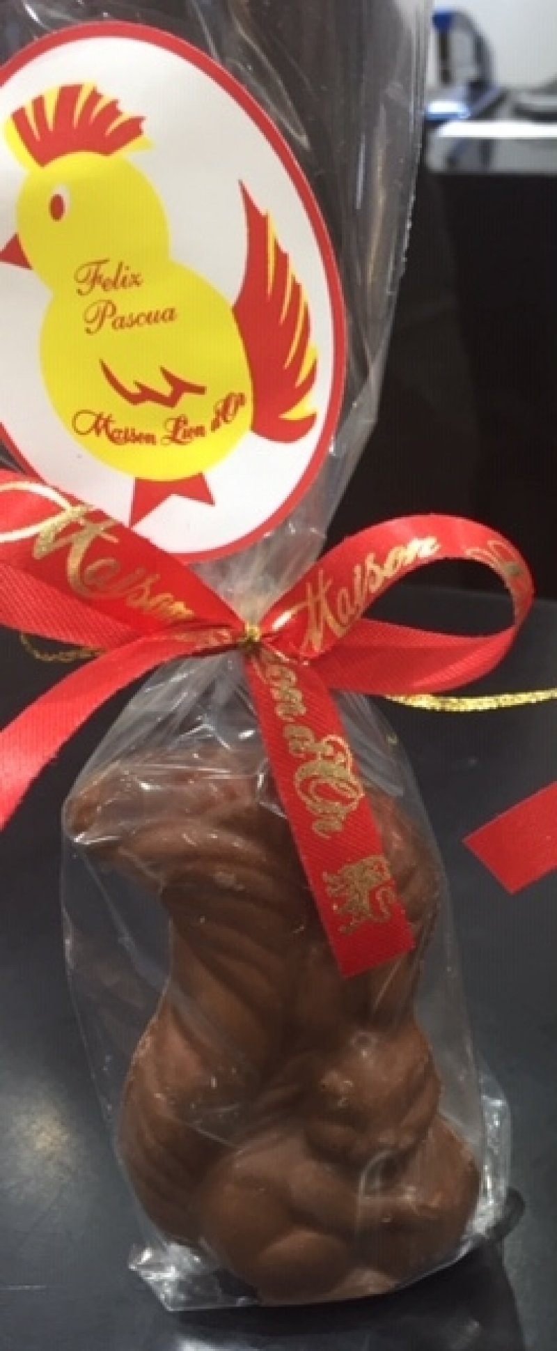 Ardillita bebe de chocolate con leche