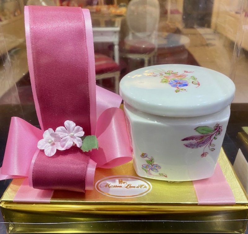 POTICHE PORCELANA PINT  A MANO