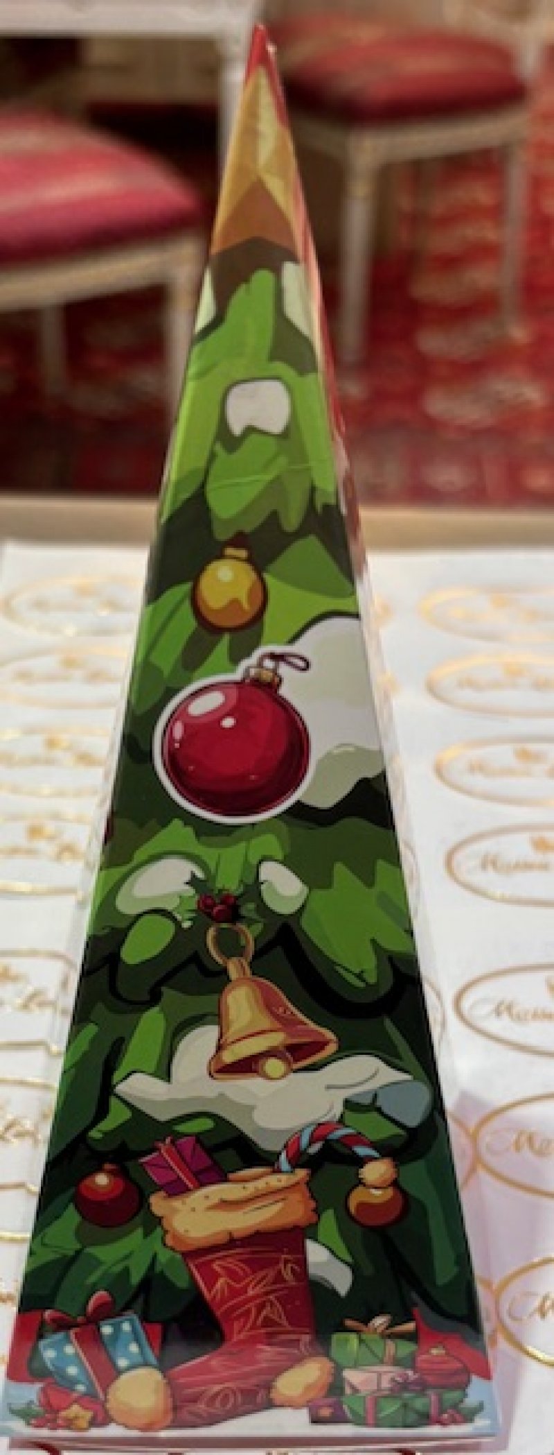 Caja arbolito navideño