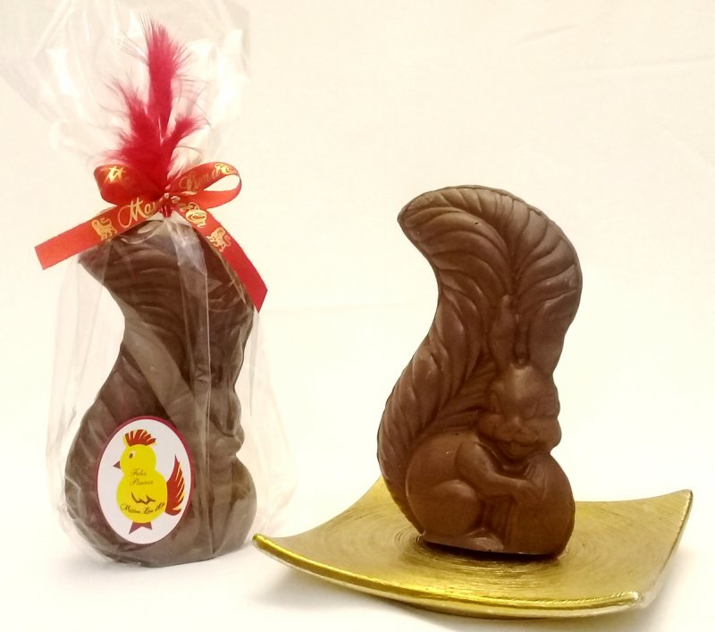 Ardilla Grancon huevo con mini galletitas
