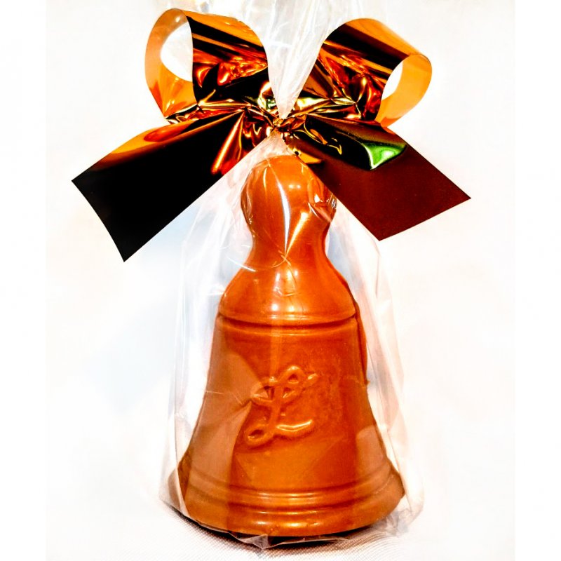 Campanita de chocolate decorada